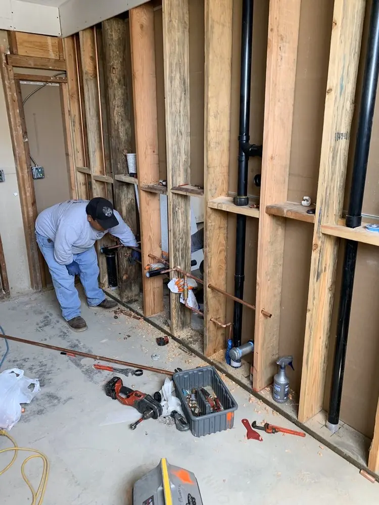 Commercial rough-in plumbing for Water Heater Replacement in Oak Creek